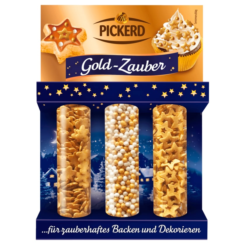 Pickerd Zuckerdekor Gold-Zauber 3er Set 70g